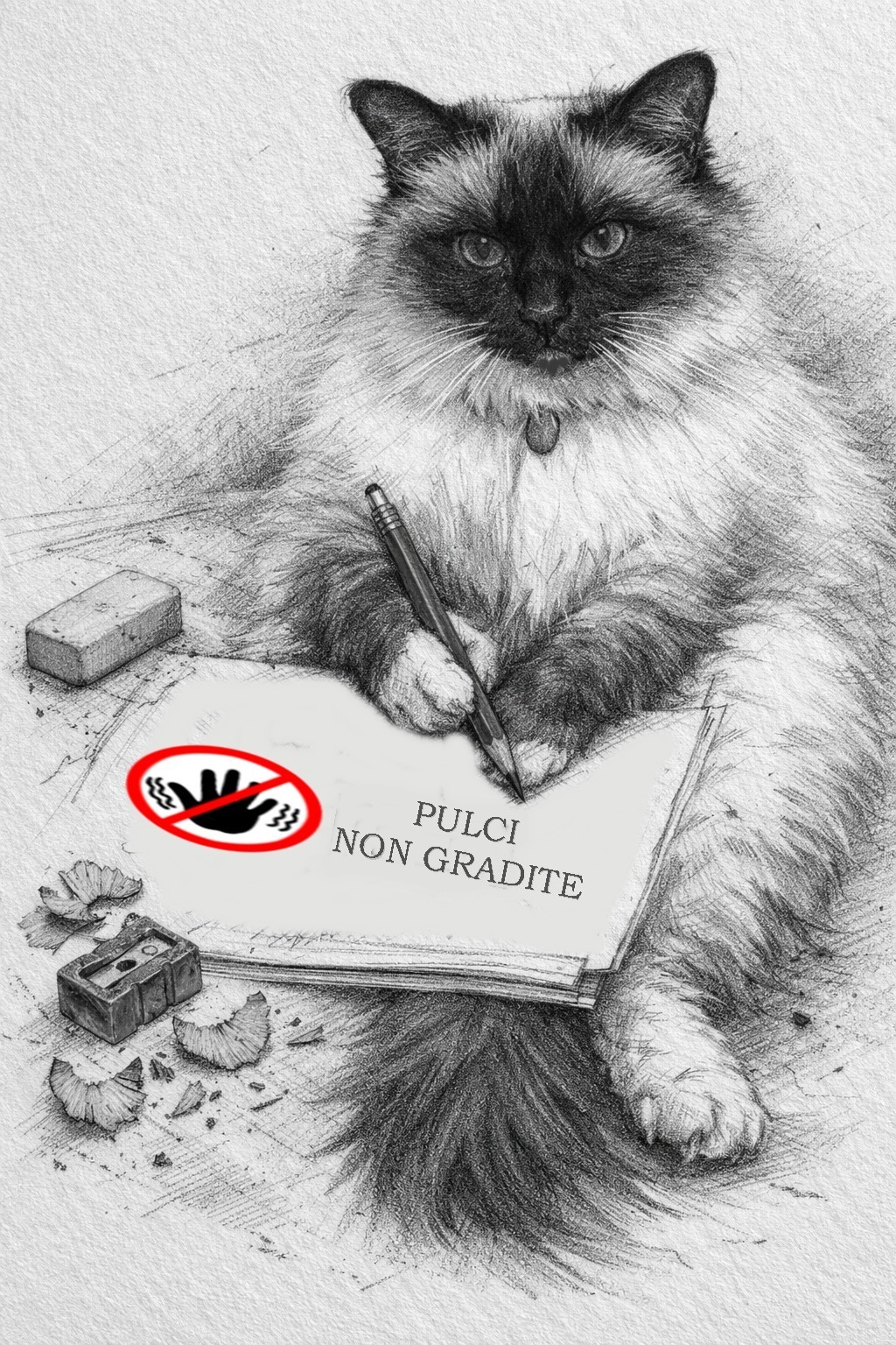 gatto no pulci